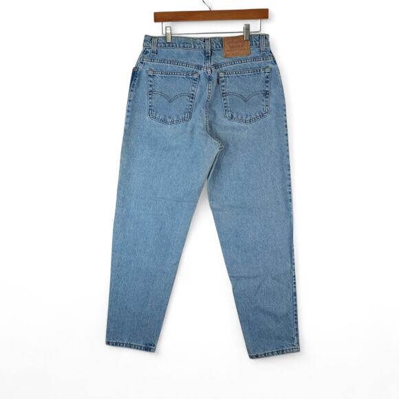 Vtg Levis 551 Jeans 12S (31x28.5) Relaxed Fit Tapered Leg High Rise 1995 USA - Picture 2 of 14